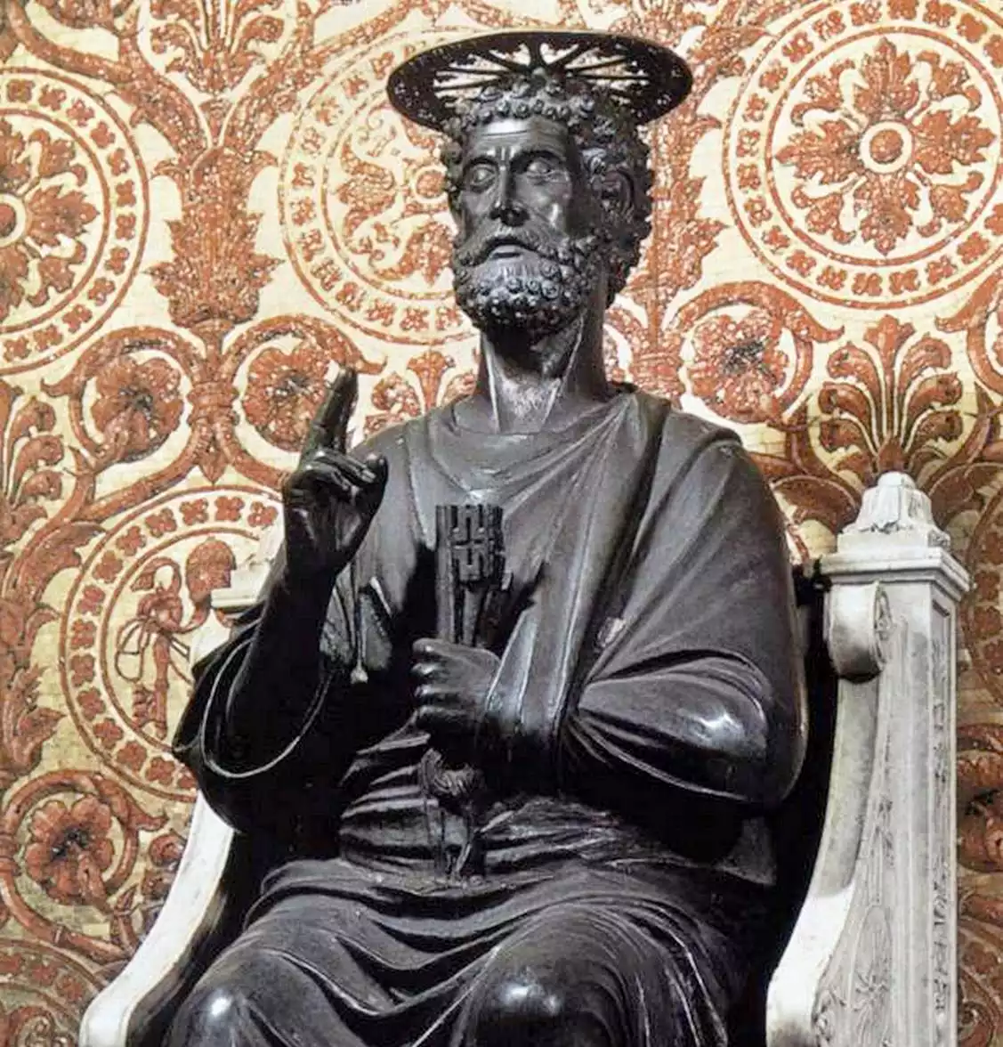 Arnolfo di Cambio's Saint Peter statue, Vatican.