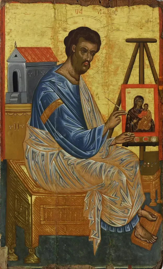 17th-century-Byzantine-Saint-Luke-icon-National-Gallery-Greece.