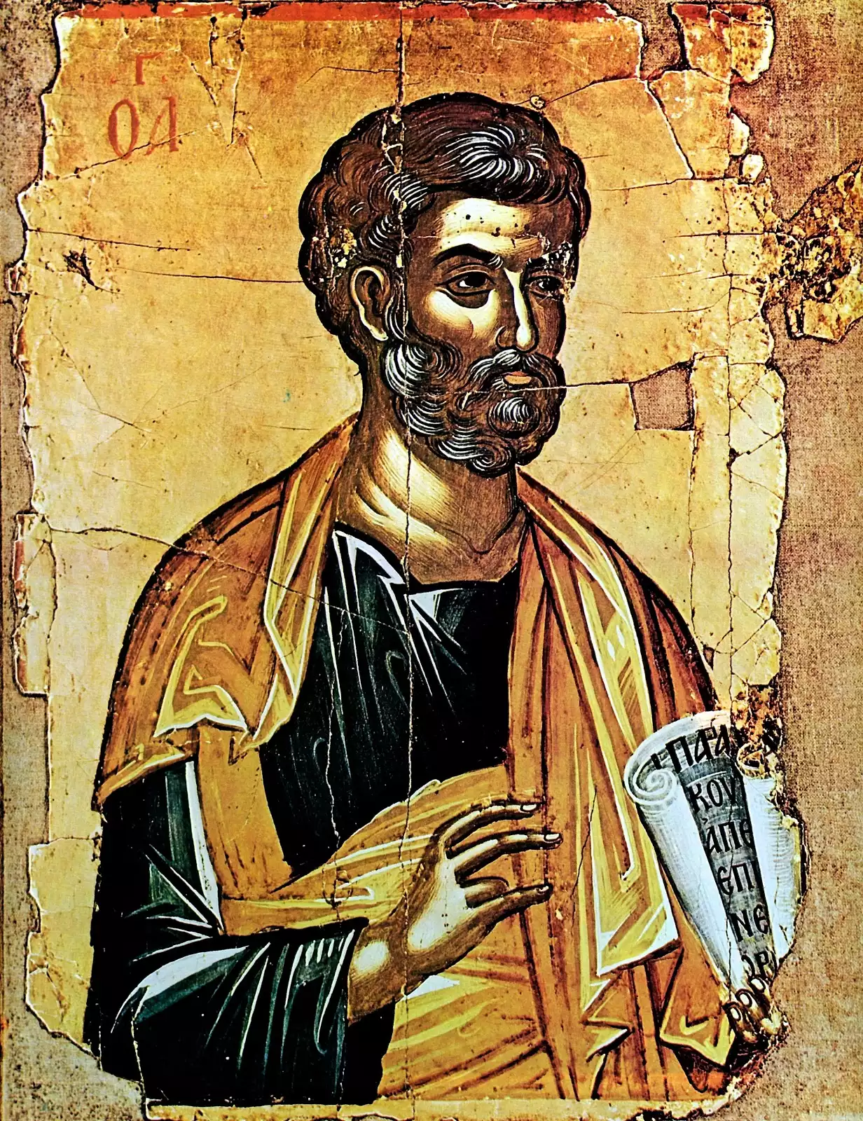 Saint Peter in Great Deesis, Stavronikita, Agion Oros.