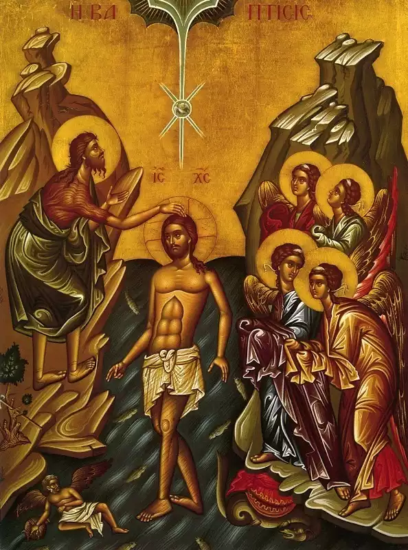 Byzantine-icon-Baptism-Jesus-Christ-spiritual-heritage.