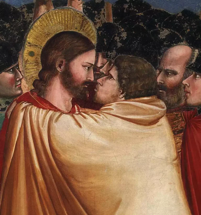 GIOTTO-Christ-arrest-Gethsemane-14th-century-fresco-detail.