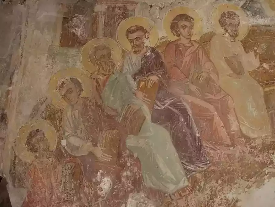 Pentecost-Late-Byzantine-artwork-Istiaia-Greece.