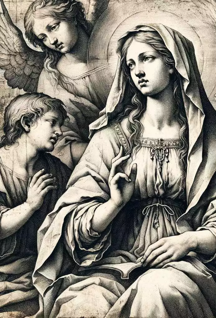 Rebekah-engraving-biblical-Esau-Jacob-mother.