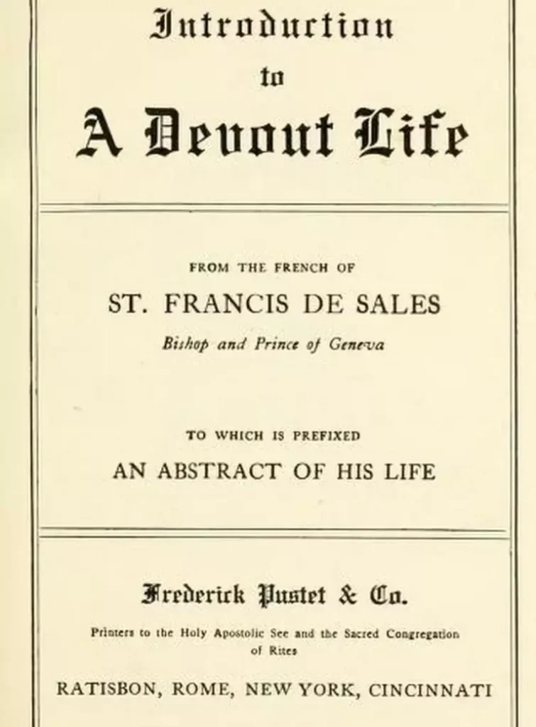 Vintage-first-page-‘Introduction-Devout-Life’-Saint-Francis-de-Sales