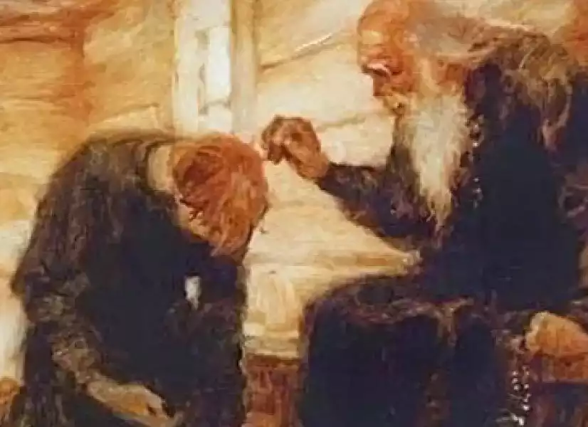 Young-man-asking-for-forgiveness-in-confession-oil-painting