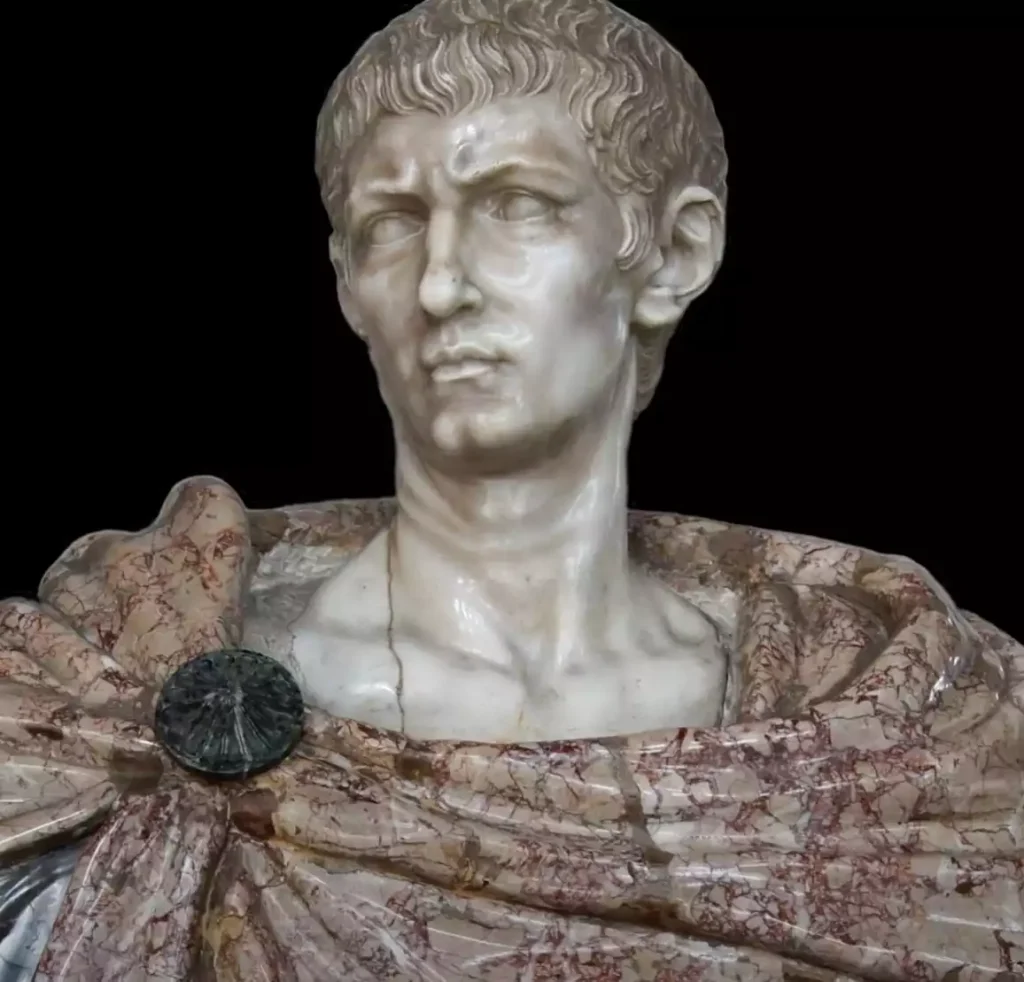 Emperor-Diocletian's-marble-head-statue-ancient-art