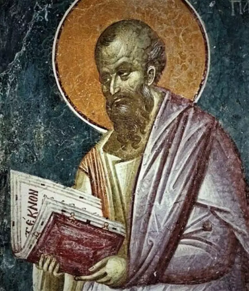 Historic-10th-century-fresco-Saint-Paul-Volos-church