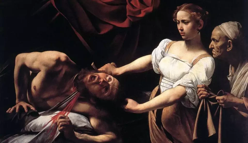 Caravaggio's-1598-masterpiece-Judith-Beheading-Holofernes-in-Rome