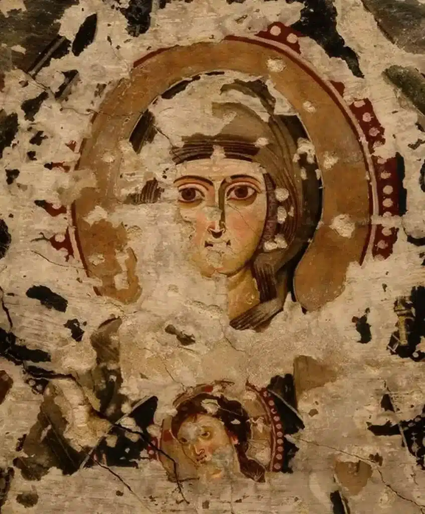 Vibrant-Coptic-Church-artwork-Deir-Al-Surian.