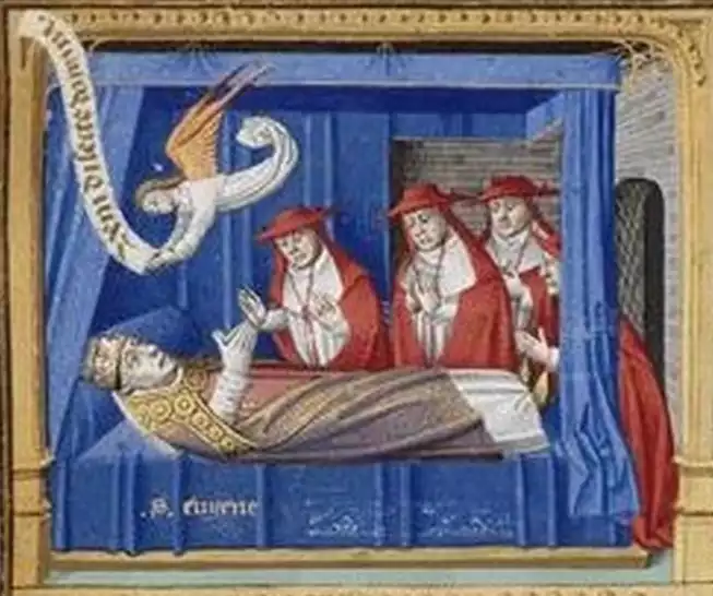 15th-century-art-miniature-Eugene-III-death-Vincent-de-Beauvais.