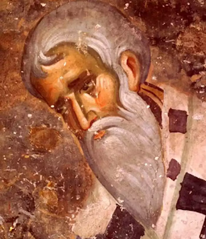 Saint-Ignatius-fresco-in-Sopoćani-Monastery