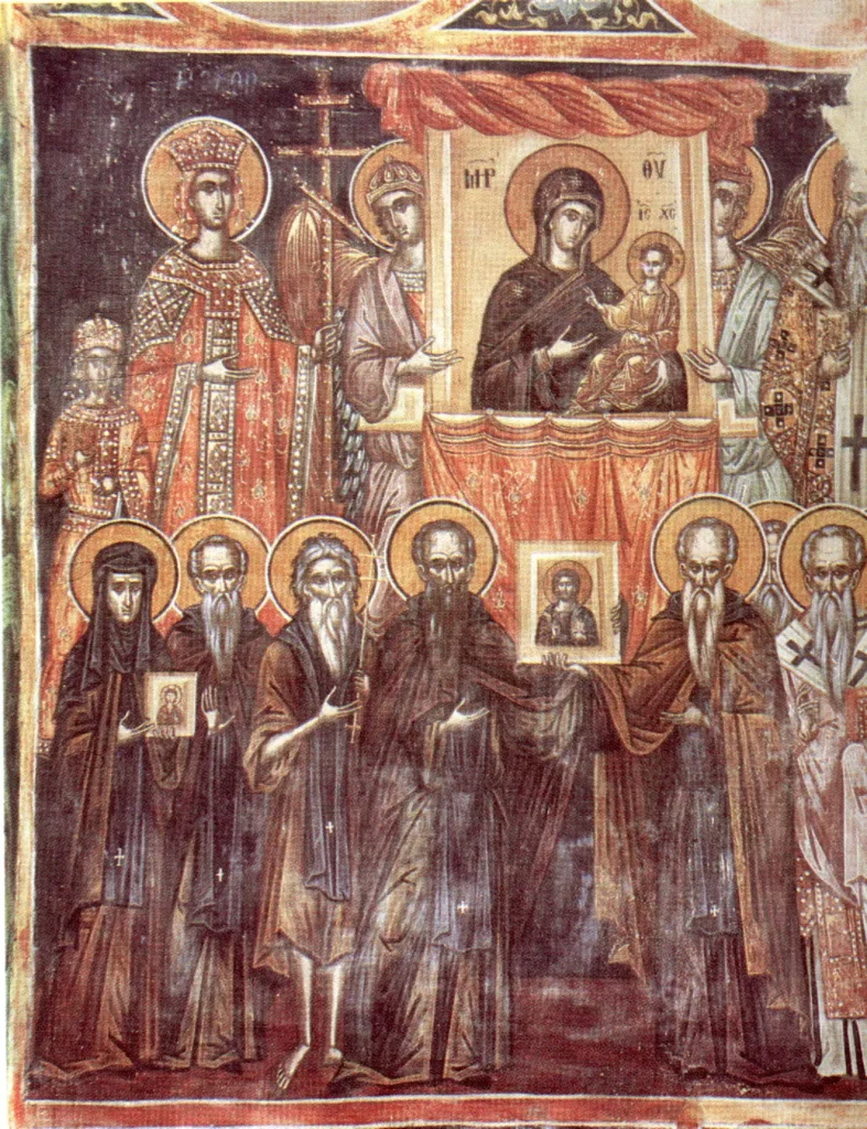Esteemed-Holy-Synod-Patriarchs-deep-deliberation-fresco.