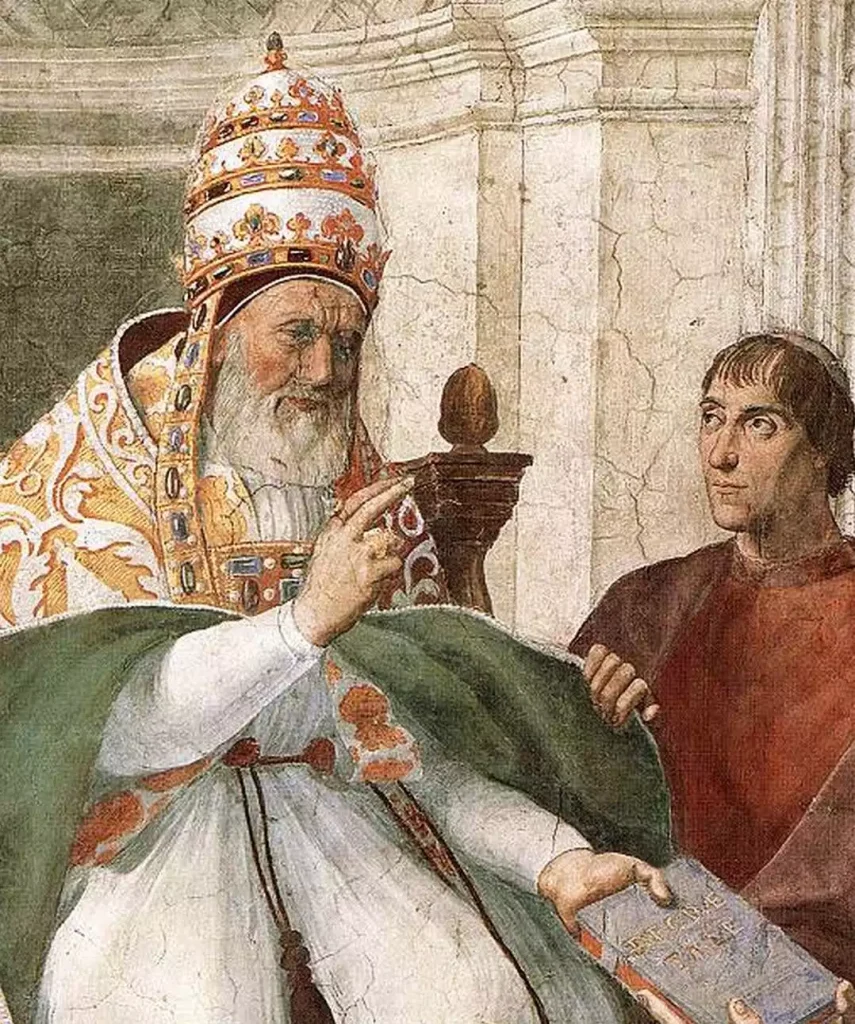 1511-Vatican-fresco-Pope-Gregory-IX-by-Raffaello