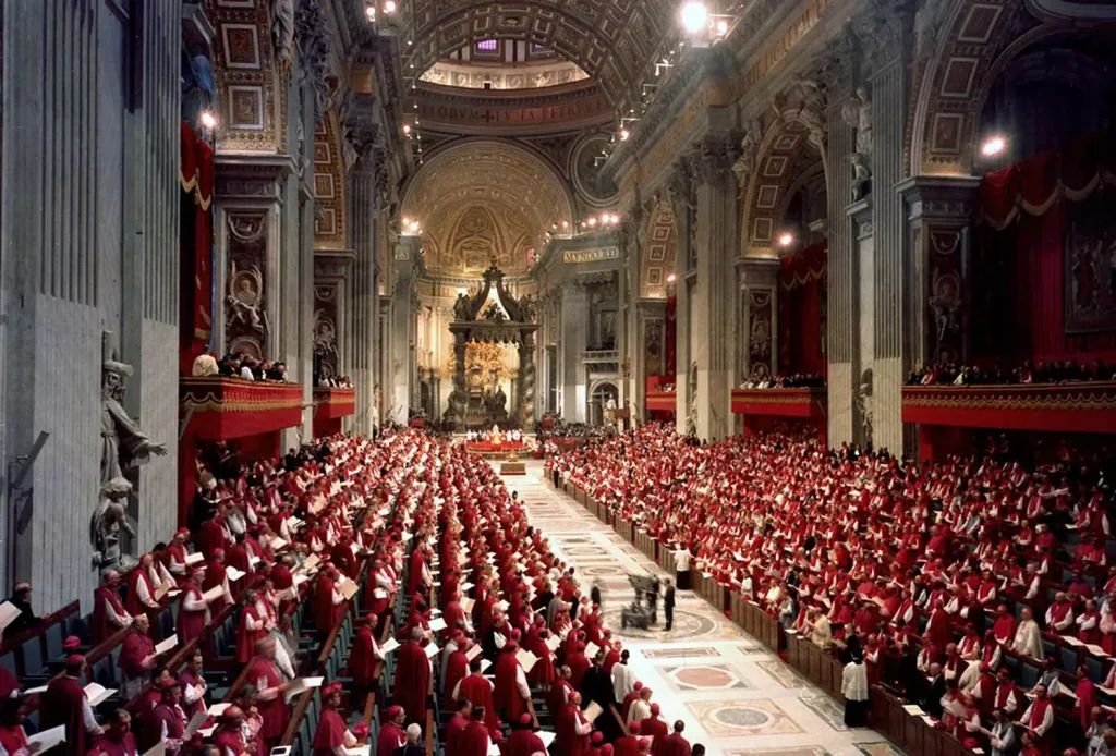 Bishops-in-session-at-Second-Vatican-Council