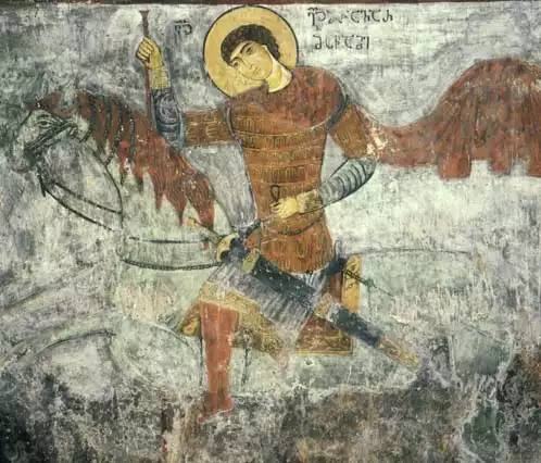 Historic-St.-George-fresco-Matskhvarishi-church