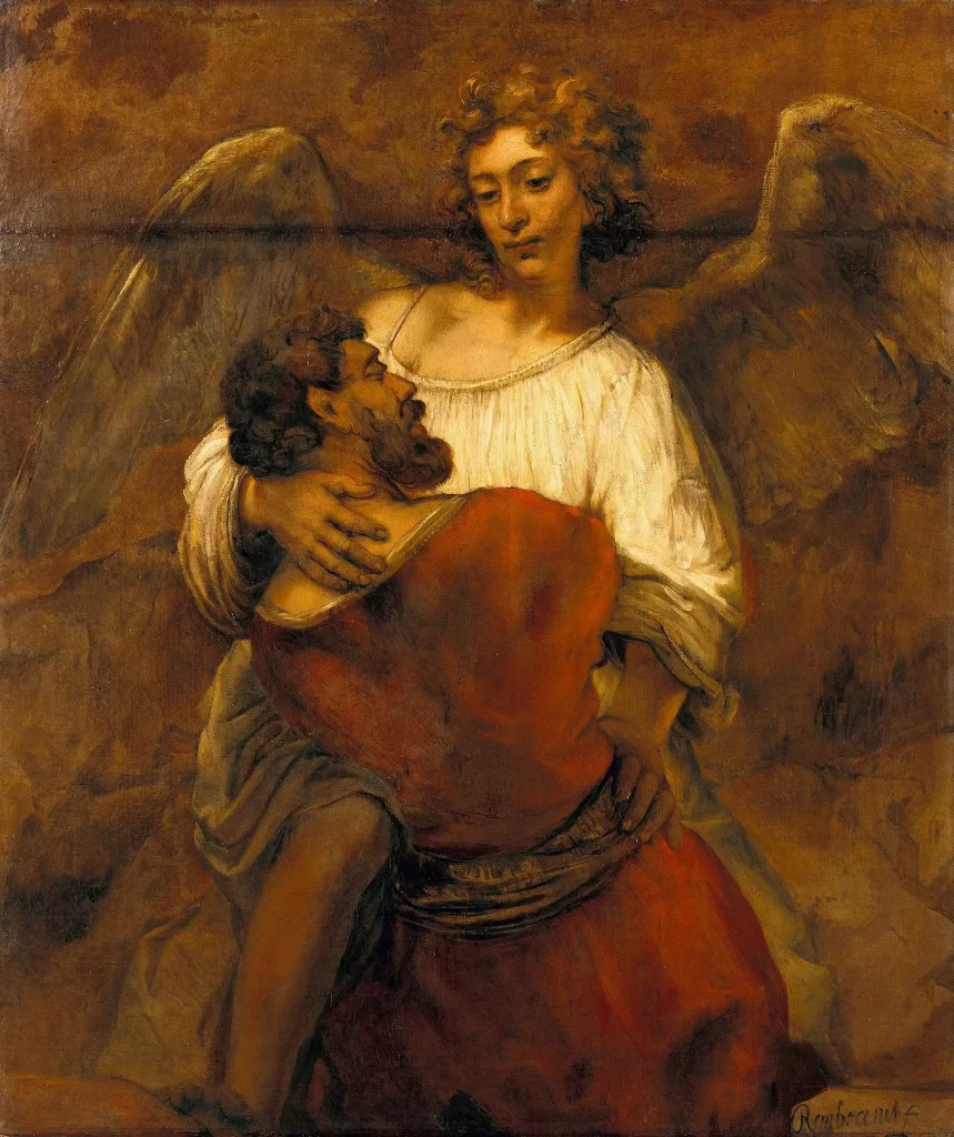 Jacob's-intense-battle-angel-art-by-Rembrandt