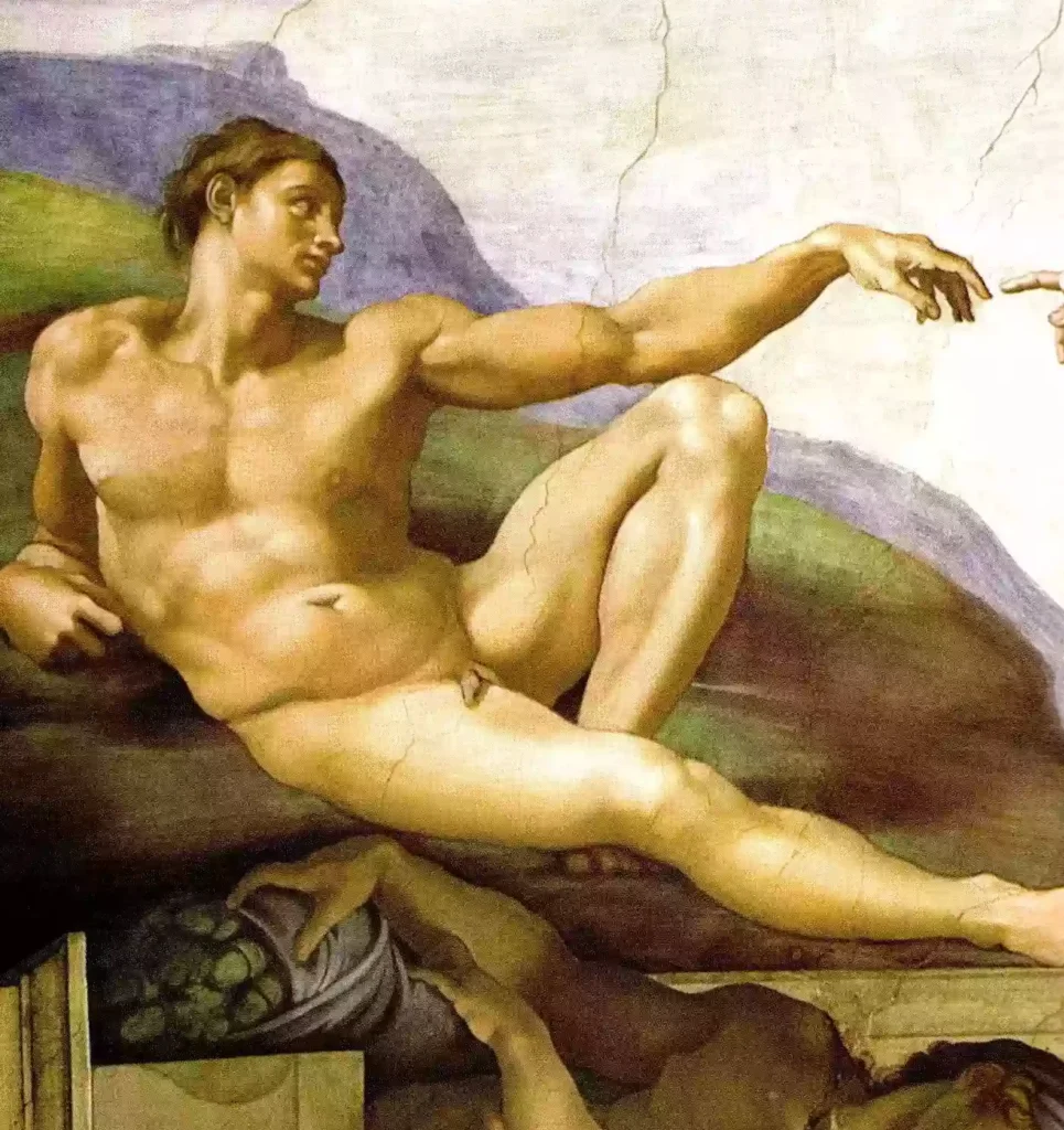 Divine-touch-Michelangelo's-fresco-God-Adam-Sistine-Chapel.
