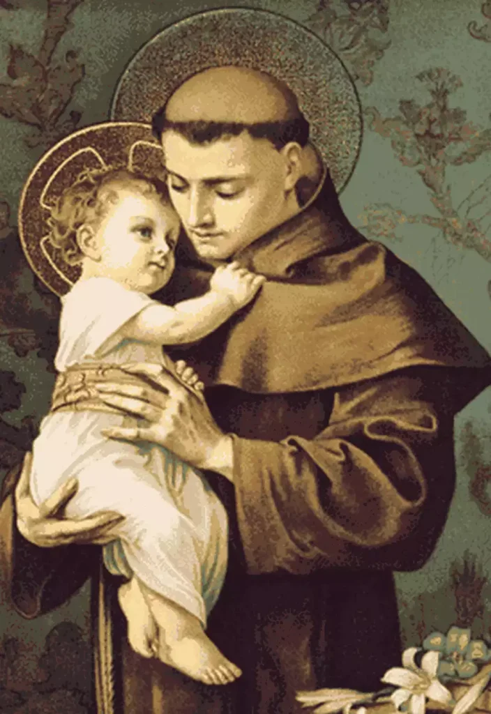 Icon-of-Saint-Anthony-of-Padua-with-baby-Jesus