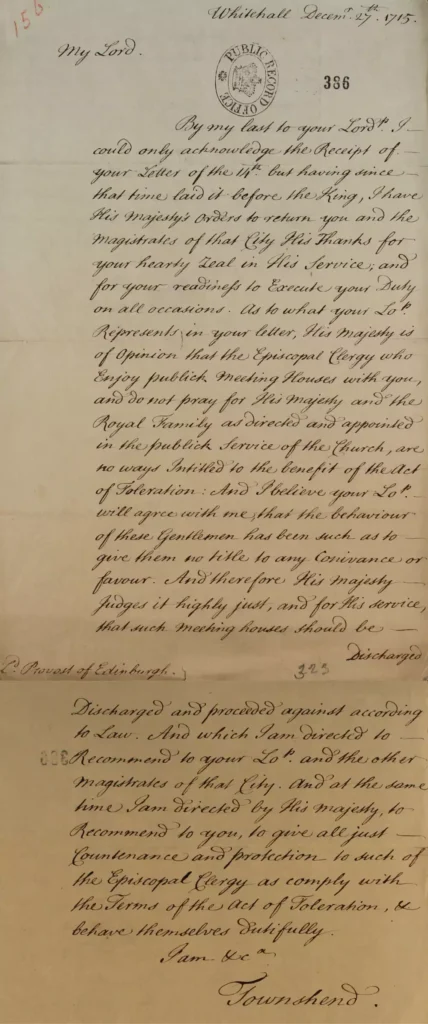 Handwritten-letter-Secretary-Townshend-clergy-pray-royal-family-1715